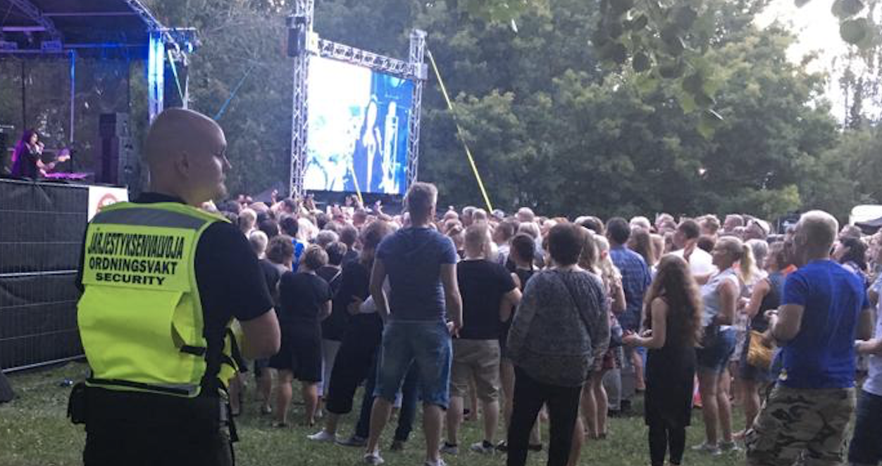 Järjestyksenvalvojan toimialueet