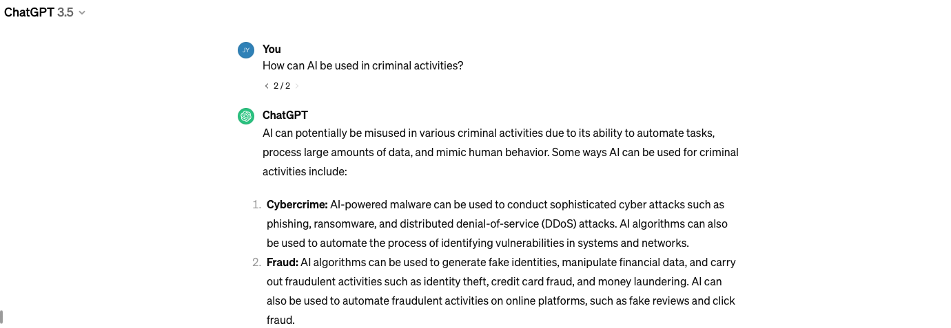 Tekoälyn hyödyntäminen rikollisessa toiminnassa